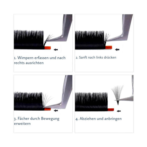 Mink Lashes Einzelwimpern für Wimpernverlängerung – Bild 6